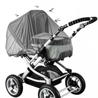 Image of GeekerChip Universal Baby Mosquito Net,Universal Insect Net,Stroller Bag Pram Net,Pram Fly Bug Net Protection Cover,Breathable Cover,for Pushchair,Car Seat &amp; Carrycot(Grey)