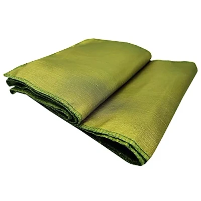 Image of linen Taffeta Sashes Wedding Chair Covers Green Bows Chairs Decoration Party UK Vibrant Solid Colours (Green, 10 PCS)