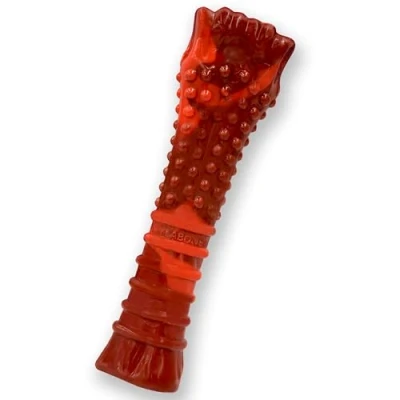 Image of Nylabone Extreme Tough Dog Chew Toy Bone, Durable, Cleans Teeth, Beef Jerky Flavour, X Large, for Dogs Over 23 kg