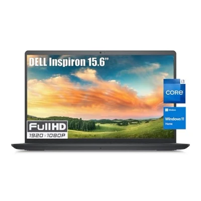 Image of Dell Inspiron 15 3520 Business Laptop, 15.6&quot; FHD Anti Glare Display, 12th Gen Intel Core i3 1215U (6 Cores, up to 4.40GHz), Windows 11 Home, 16GB DDR4 RAM, 512GB SSD