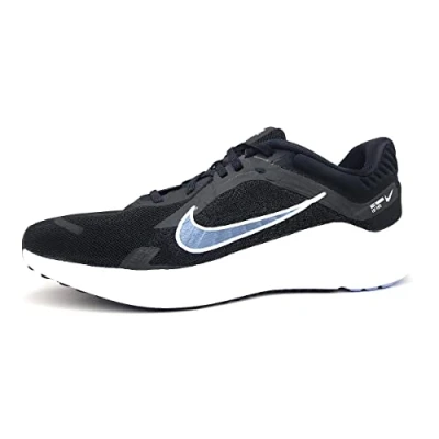 Image of NIKE Men&#039;s Quest 5 Sneaker, Black Cobalt Bliss White, 7 UK