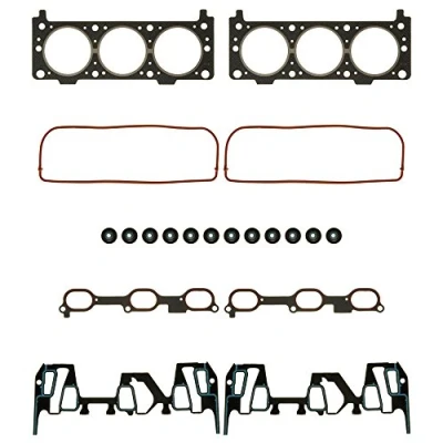 Image of 12538864, 89017319 Gasket Set, cylinder head AJUSA 52195400 with gasket, valve stem seals FIBERMAX
