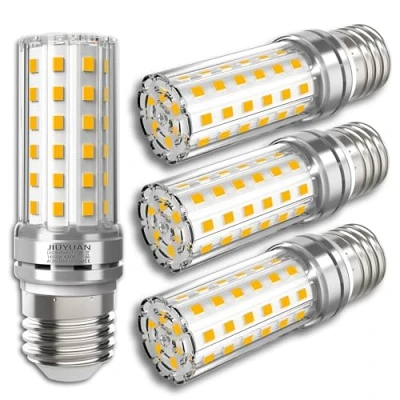 Image of JIUYUAN E27 LED Bulbs 12 W 1450 LM 4000 K Neutral White Corn Cob Equivalent to 100 Not Dimmable Energy Saving Light Bulb Small Edison Screw Candle Pack of 4