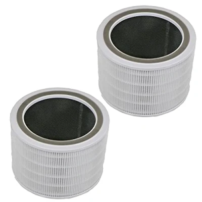 Image of SPARES2GO HEPA Filter compatible with Levoit Core 200S RF Air Purifier (Pack of 2)