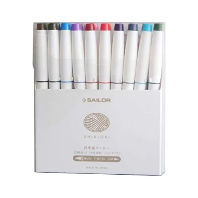 Image of Sailor Shikiori calligraphy brush pens (pack of 20)