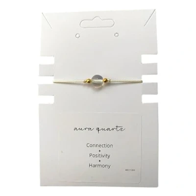Image of VIE Single Bead Wristlet (Aura Quartz)