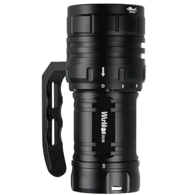 Image of Wurkkos Diving Flashlight DL06 Max 15000 Lumen Scuba Dive Light, 100Beam Angle Light with 6 XHP50.2, IPX8 Waterproof Torch 100m Underwater Cold White