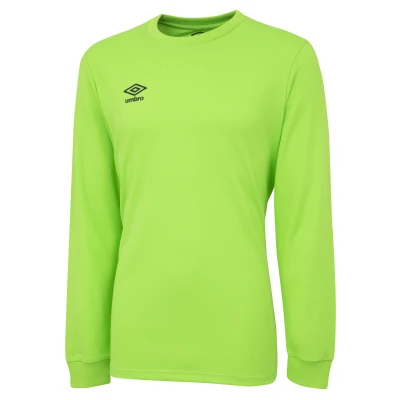 Image of Umbro Boys Club Long Sleeved Jersey (Green Gecko) Size Large