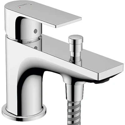 Image of hansgrohe Rebris E Monotrou Bath Shower Mixer Tap Chrome