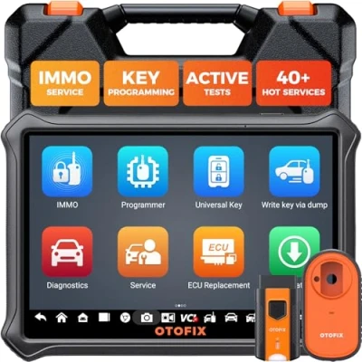 Image of OTOFIX IM1 Car Key Programmer[2 Years Free Update], 2024 Newest IMMO &amp; Fob Programming Tool, All System Scanner, 40+ HOT Services, Bi Directional Scan DoIP CANFD, with XP1 Programmer