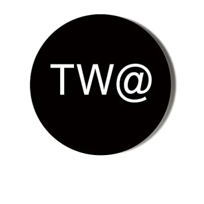 Image of Gift Insanity TW@ (TWAT) BLACK BACKGROUND 38mm Small Badge