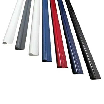 Image of KederUk Campervan Motorhome Caravan Awning Rail C Channel Powder Coated (Deep Black, 47 cm)