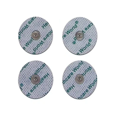 Image of TENS/EMS Electrodes Set of 4 Round with 3.9mm Stud Connection
