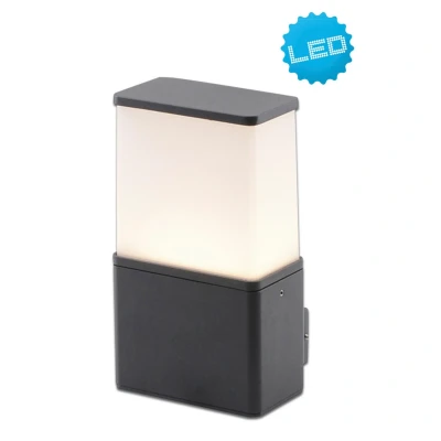 Image of Vigo LED Outdoor Modern Wall Lamp Anthracite 3000K IP54