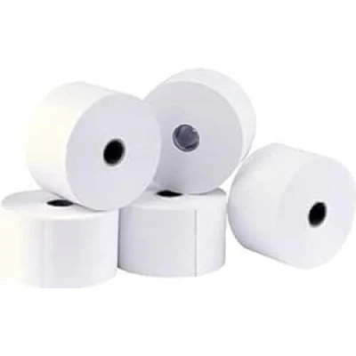 Image of Exacompta Ref 43807E Cash Register Receipt Roll (Pack of 5 Rolls) 80mm Width x 76m Length, Suitable for Shops, Kiosks, Cafés, Restaurants, Card Payments
