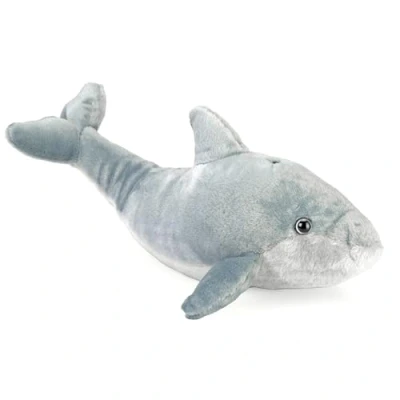 Image of Wild Republic Dolphin Plush Soft Toy, Cuddlekins Cuddly Toys, Gifts for Kids 40 cm
