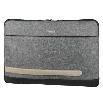 Image of HAMA Design Line Terra 13.3&quot; Laptop Sleeve Grey, Silver/Grey