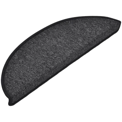 Image of vidaXL Stair Mats 10 pcs 56x17x3 cm Anthracite