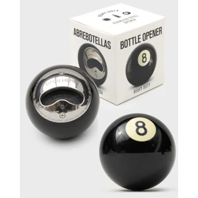 Image of Suck UK 8 Ball Bottle Opener Beer Gifts for Men &amp; Gadgets Bar Accessories Home Pub Stocking Fillers Cool
