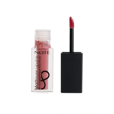 Image of NOTE COSMETICS Mattever Lip Ink Long Lasting Kiss proof Matte Plumping and Highly Pigmented Lipstick (Blushy)