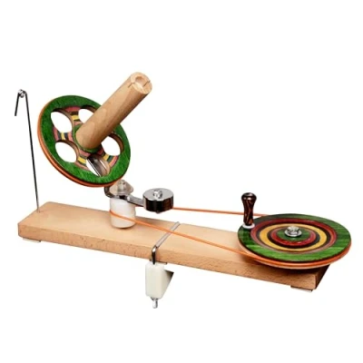 Image of KnitPro KP35002 Winding &amp; Dispensing Accessories Signature Ball Winder, Wood, Multi Colour, 30 x 35 cm