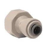 Image of JOHN GUEST 1/2&quot; OD TUBE X 3/8&quot; BSP FEMALE ADAPTOR BSPP Thread, Flat End (Push in Fittings, Imperial)