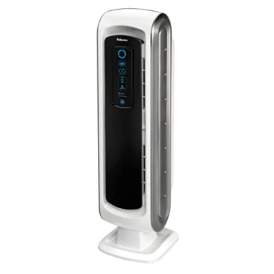 Image of Air Purifier for Bedroom Home Small Office Fellowes Aeramax DX5 HEPA Filtration Captures 99.97% Smoke Odours Pollen Viruses Quiet Operation (30db) CADR 139 m3/h Relieves Asthma &amp; Allergies