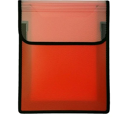 Image of VELOFLEX VELOBAG 1442422 Collection Box, File DIN A4, Polypropylene Film, 40 mm Filling Height, Red, Pack of 1
