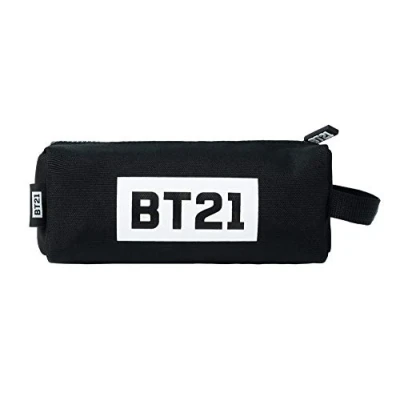 Image of Grupo Erik BT21 Official Merchandise Pencil Case 8 x 3 inches 21 7.5 cm Cosmetic Large Kids Cute Stationery Gifts Kawaii