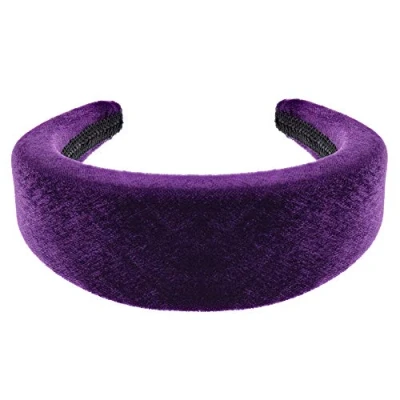 Image of Zac&#039;s Alter Ego 50mm Very Wide Smooth Velvet Padded Retro Vintage Aliceband