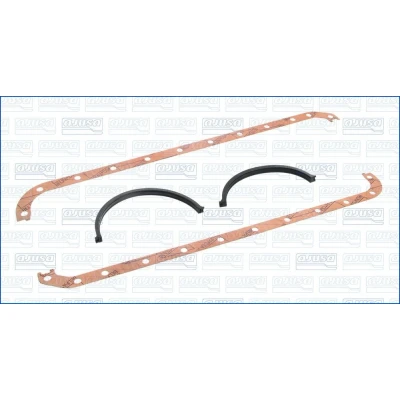 Image of 721207384, 721207385x2, 721207386 Gasket Set, oil pan AJUSA 59014300