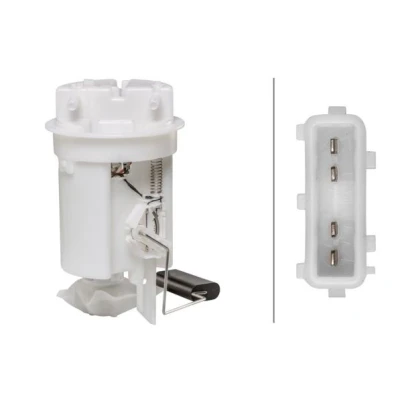 Image of 152560, 152595, 1610077980 fuel Feed Unit HELLA 8TF 358 106 311 with sender unit, without gasket/seal Electric PEUGEOT: 306 Hatchback