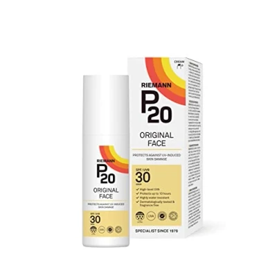 Image of Riemann P20 Face Sun cream SPF30 50 g Long Lasting UVA and UVB Protection for up to 10 hours, Highly Water Resistant