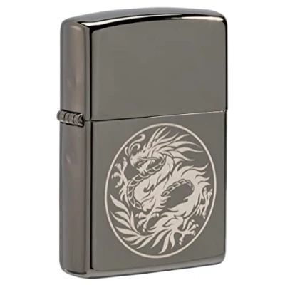 Image of Zippo Lighter, Black Ice, One Size