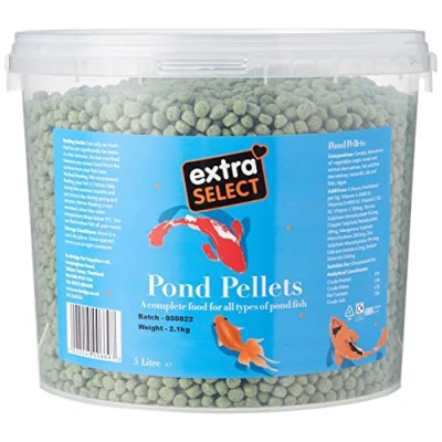 Image of Extra Select Pond Pellets Complete Fish Food Tub, 5 Litre