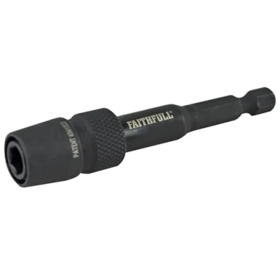 Image of Faithfull Impact Rated Universal Bit Holder 75mm FAISBMBH75U