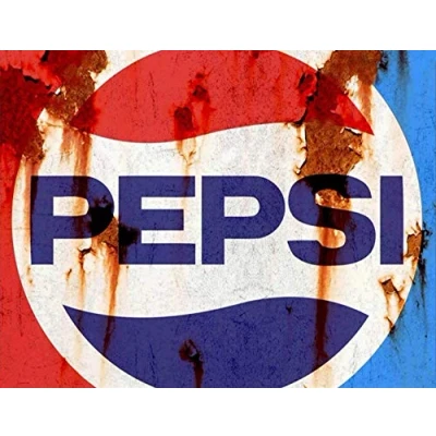 Image of Vintage Advertising Wall Tin Plaque 20x15cm Pub Shed Bar Man Cave Home Bedroom Office Kitchen Gift Metal Sign Retro Rustic Pepsi Cola inspired