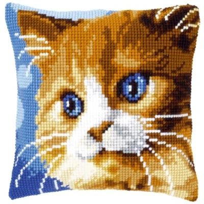 Image of Vervaco 1 Piece Cushion Brown Cat