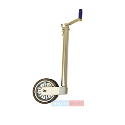 Image of leisure MART Deluxe heavy duty telescopic trailer Jockey Wheel 48mm Pt no. LMX2728