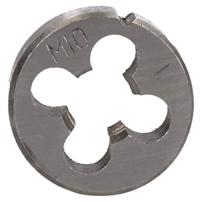 Image of Metric Die Threading Tool M10 X 1.0 (25mm) Thread Cutter Tungsten Steel
