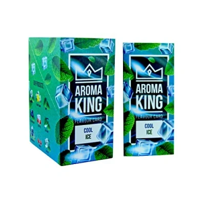 Image of Aroma King Smoking Flavour Cards, Aqua, Box of 25 Units