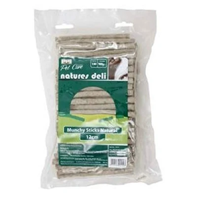 Image of PPI 12Cm Rawhide Dog Chews Munchy Sticks Natural Treats, Chicken, 1 kg