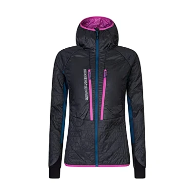 Image of Rock Experience REWJ06641 KATMAI HOODIE HYBRID Jacket Women&#039;s 1330 BLUE NIGHTS+1330 NIGHTS+2000 CHERRIES XS
