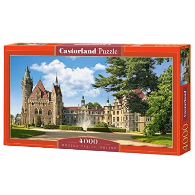 Image of Castorland CSC400027 Hobby Panoramic Moszna Castle, Poland Jigsaw Puzzle, 4000 Pieces Set, Multicolour