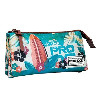 Image of PRODG Surfboard Triple HS Pencil Case, Turquoise, 23 x 11 cm