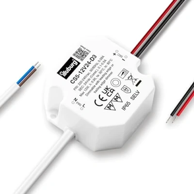 Image of illuburg LED Driver 24V Dimmable TRIAC 2.4W 12W Waterproof IP65 for Strip Spot Light Power Supply Transformer