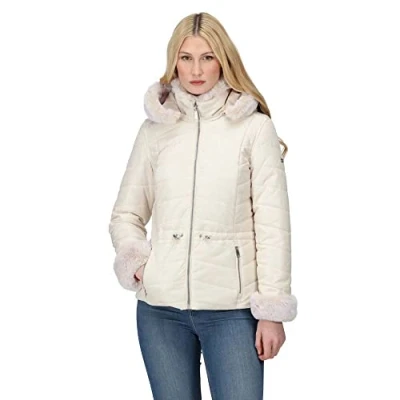 Image of Regatta Women&#039;s Willabella Baffled/Quilted Jackets, Light Vanilla, 36