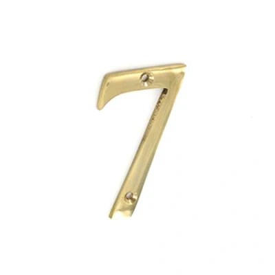 Image of SEC 75MM Brass Numeral 7 S2507