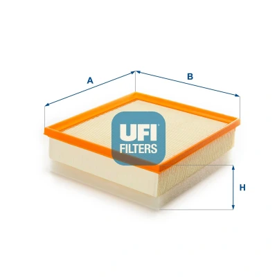 Image of 13718511668 Air Filter UFI 30.540.00 64mm 205mm 233mm Insert BMW: 3 Touring, Saloon, 4 Coupe