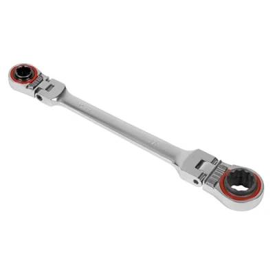 Image of Sealey Premier Ratchet Ring Spanner 4 in 1 Flexi Head Reversible Metric Platinum Series